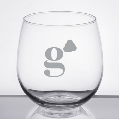 Laser Engraved Libbey® 222 16.75 oz. Stemless Red Wine Glass