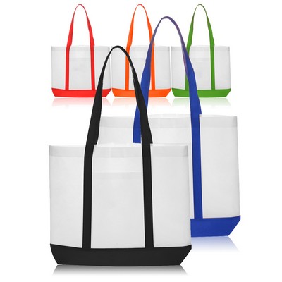 Trim Color Non-Woven Tote Bags