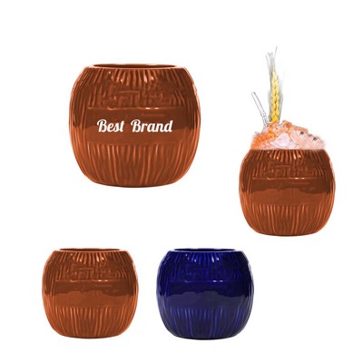 Custom Ceramic Hawaiian Wine Glass