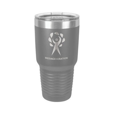 30 Oz. Gray Polar Camel Ringneck Tumbler