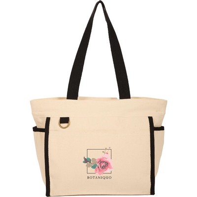 Organic 10oz Cotton Accent Tote