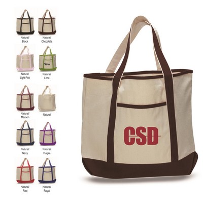 Large Canvas Deluxe Tote Bag