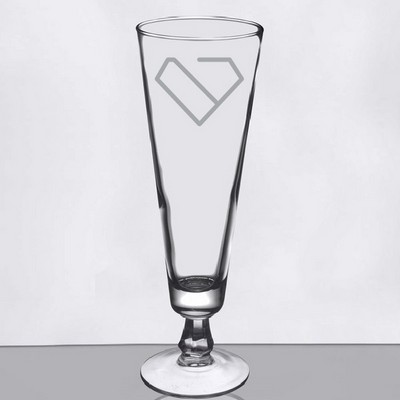Laser Engraved Libbey® 6425 10 oz. Footed Pilsner Glass