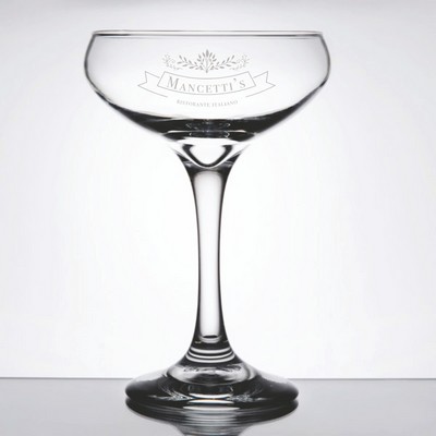 Laser Engraved Libbey® 3055 Perception 8.5 oz. Cocktail Coupe Glass