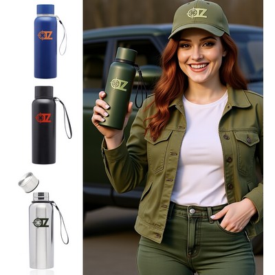 The Marshall Vacuum 17oz Stainless Steel Drink Bottle