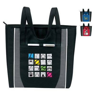 Accent Zip Tote Bag