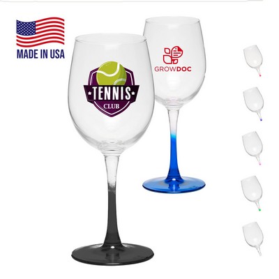 12 oz. USA Made ARC Connoisseur White Glasses W/ Custom Logo