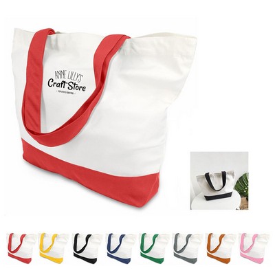 Heavy Duty Reusable Cotton Canvas Tote Bag