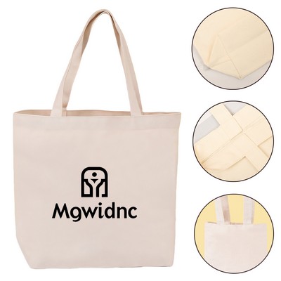 Eco-Friendly Reusable Canvas Tote Bag Large Capacity Durable Handbag