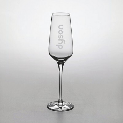 Laser Engraved Acopa Silhouette 9 oz. Flute Glass