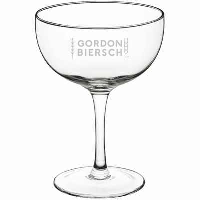Laser Engraved Acopa Deco 8 oz. Coupe Cocktail Glass