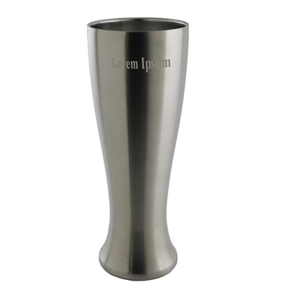 16 Oz. Sera™ Stainless Steel Double Wall Pilsner Glass