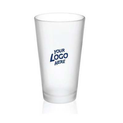 Frosted Pint Glasses 16 oz