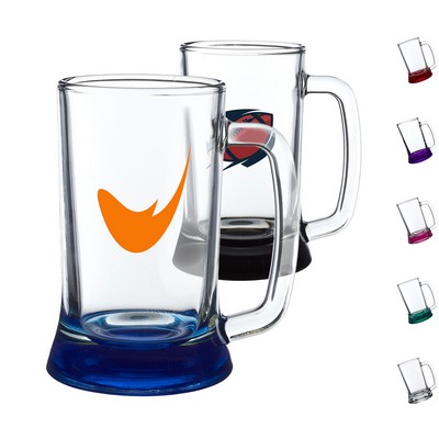 16.25 oz. Brussels Glass Tankards W/ Custom Logo