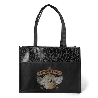 Couture™ - Gloss-Laminated Tote - Sparkle (16" x 6" x 12")