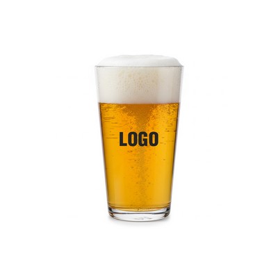 16Oz Wide Mouth V-Shaped Pint Glass For Beer